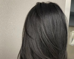 高级质感“黑茶色” 初次染发女生发色