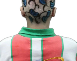 酷飒寸头画染 非主流系列染发
