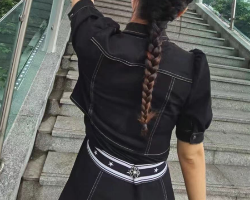文艺感鱼尾辫编发 简约自然不失温柔