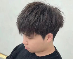 男生时尚摩根烫 夏季经典短烫发