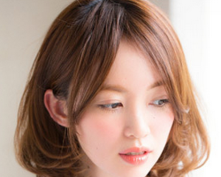 女生流行梨花烫发型 短发中长发烫梨花头图片大全