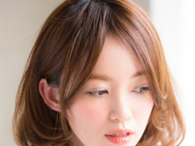 女生流行梨花烫发型 短发中长发烫梨花头图片大