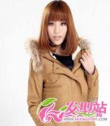 盘点瓜子脸适合的发型图