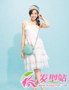 复古碎花发带 夏日来个甜美升级