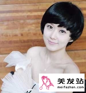  短发新娘发型5 