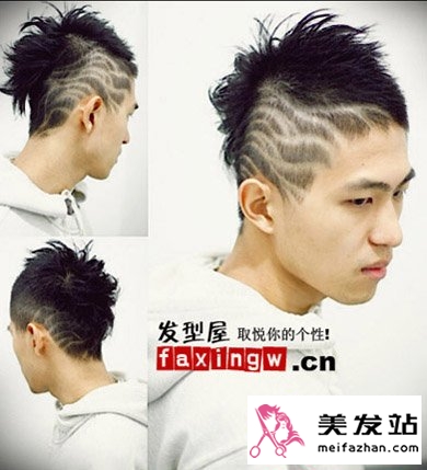 韩潮男士发型4款