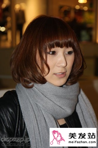  日本VS欧美街拍行人MM发型妆容 