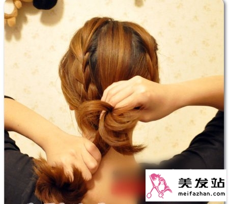 韩式编发发型设计图片