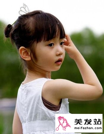 可爱女儿童萌系小公主发型