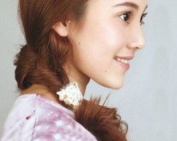学生刘海编发教程 唯美简单的编发