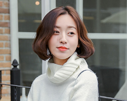 2016流行长波波头烫卷发型 韩式波波头烫发卷发图片