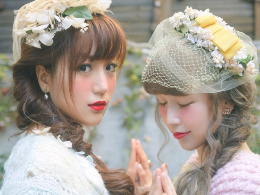 Lolita少女系编发详解 LO娘浪漫球球辫编发教程图