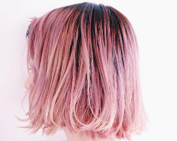 粉红色染发正流行 少女PINK时尚感十足