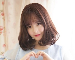 梨花头短发染发 短发梨花头这样染就对了