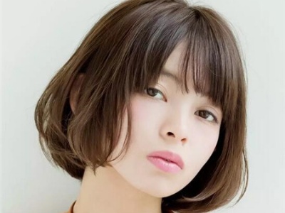 大部分女生首选的发型 甜美日系短发正流行