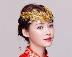 中式新娘发型图片 中国古典风新娘