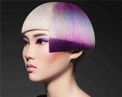 2017流行跃型耀色 创意型沙宣染发