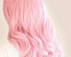桃粉色染发设计 减龄粉嫩发色