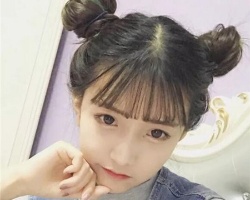 丸子头这么扎好看 适合矮个子女生