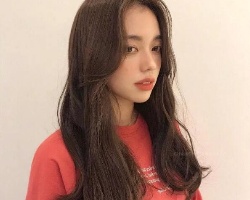 女生韩系微卷发型 头发一卷立马变女神