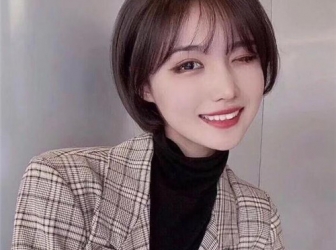 最新妹妹头短发 解决脸大脸宽脸方