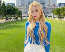 韩国显白流行色 亚麻金发色点亮时尚