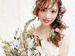森林系日韩新娘发型 打造最浪漫的现代婚礼