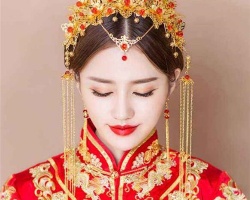 古典中式新娘发型 营造轻奢优雅新娘