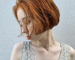 女生短发染头发什么颜色好看 棕橘色显白又吸睛太美了