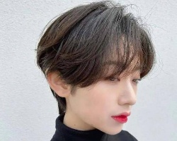 女生露耳朵短发型图片 头发越短越个性帅到爆炸