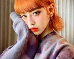 高人气显白脏橘色染发推荐 这款神仙发色太绝美了
