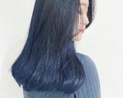 不漂发巨显白发色推荐 蓝黑色尽显低调奢华超唯美