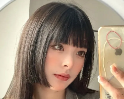 最新女生瘦脸利器 公主切发型减龄又显脸小