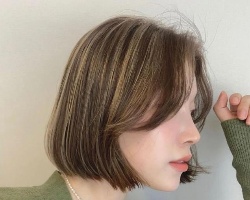 女人新款短发挑染发型！网红都在染，吸睛力百分百