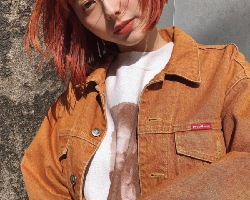 女生春夏季好看染发颜色 活力橙色开启“显白”之路