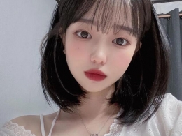甜美乖巧妹妹头短发 自带学生感元气满满