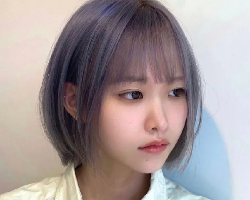 女士潮短发发型 清凉感发色给你干净利落的既视感