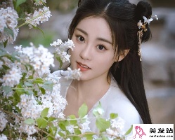 祝绪丹轻纱古风造型 透出温柔又带着甜美的气质