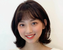 女生齐眉刘海发型 减龄造型打造可爱甜妹