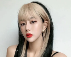 胜过美颜神器的染发 刘海染美得冒泡