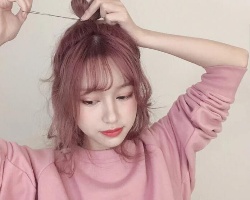 爱心丸子头怎么梳教程 低调中带着点俏皮可爱还简单易懂