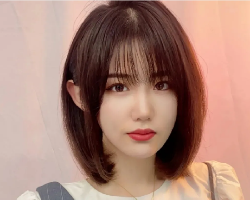 少女感满分的短发 清纯锁骨发超惹眼