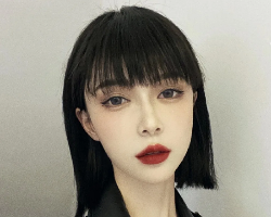 热门女生短发设计 免打理一刀切短发