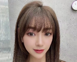 高层次锁骨中长发 免打理微卷直发