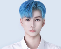 韩式男生流行短发 个性蓝发帅气时髦