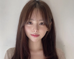 中长发C字内扣发型 韩式最具女人味卷发