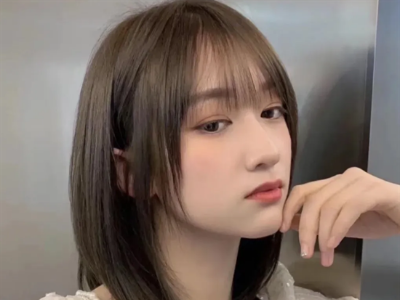 韩式内扣C卷短发 少女感初恋短发