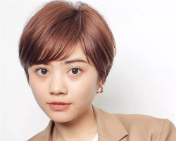 日系温柔超短发 方脸型修容减龄