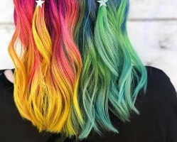 彩虹渐变色头发图鉴 五彩斑斓的发色才是NO.1