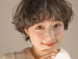 日系纹理短烫发 女生最新减龄烫发